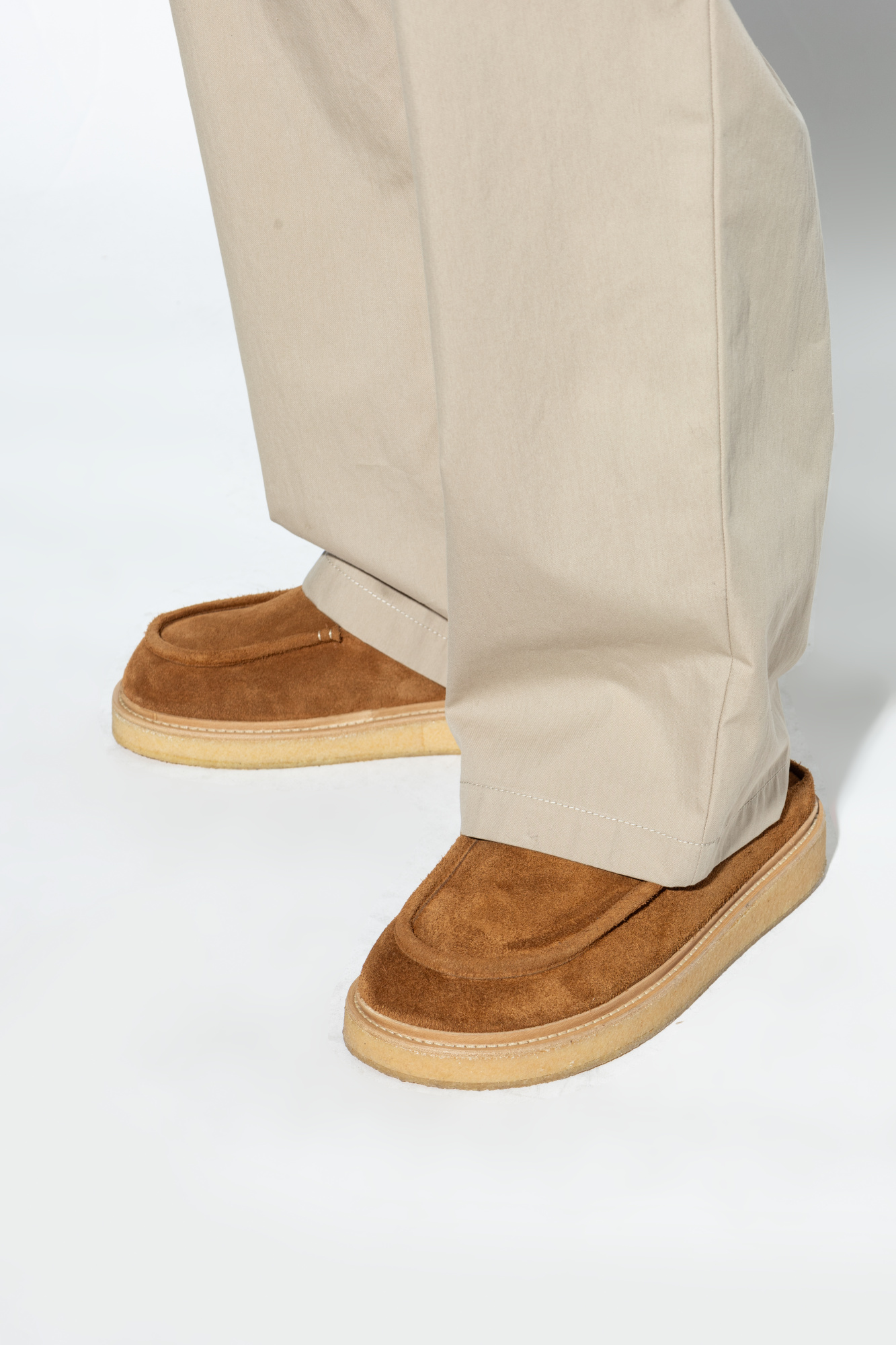 サンダル MARNI SS25 Camel suede slippers (SBMR004004P5246 00M30) Marni Suede sandals | Men's Shoes | Vitkac